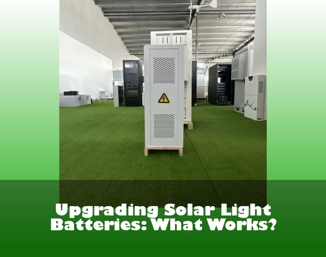 Upgrading Solar Light Batteries: What Works?